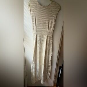 Free People Cream Midi Dress